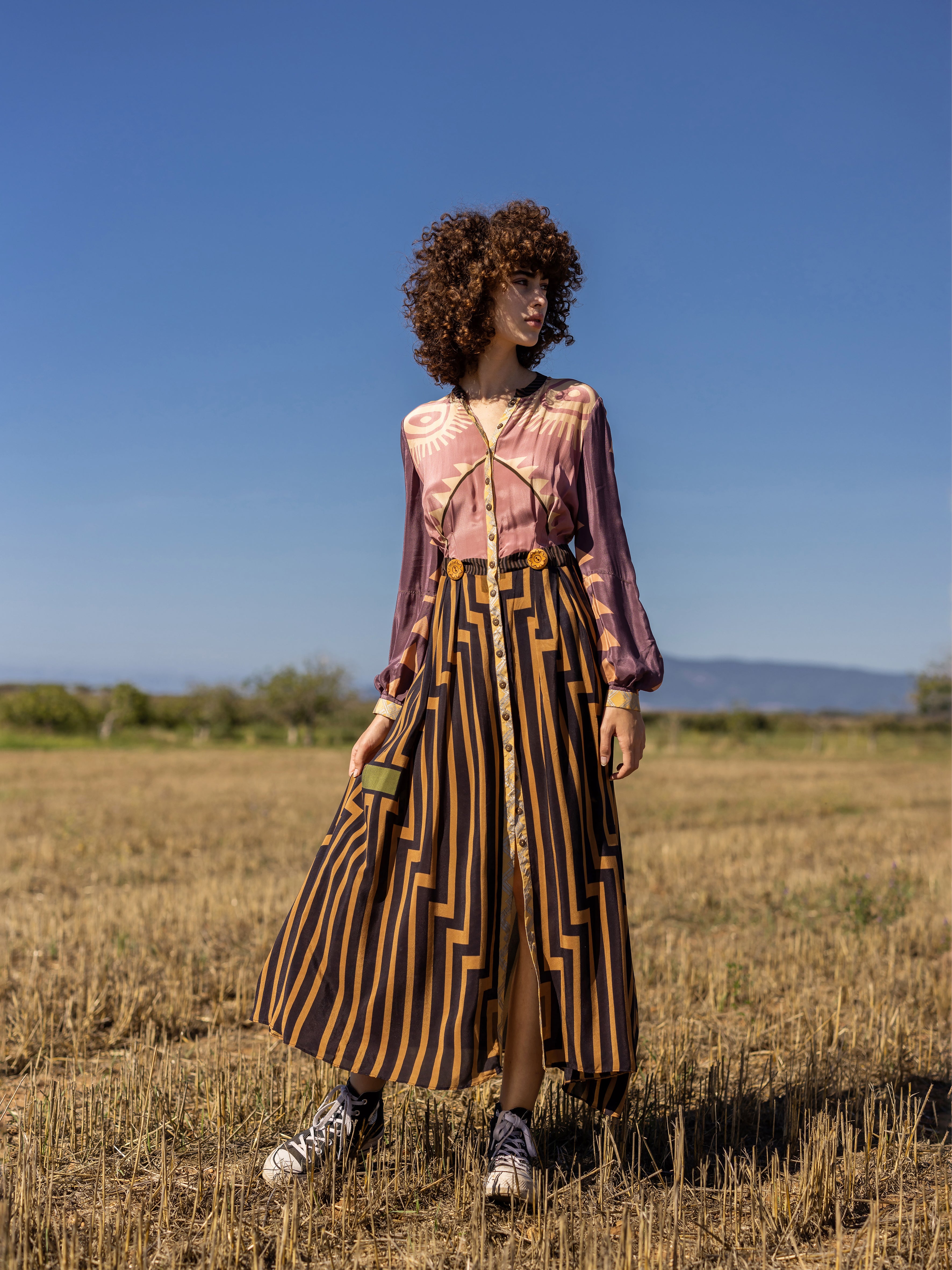 DESERT DRESS MAZE & ROSE