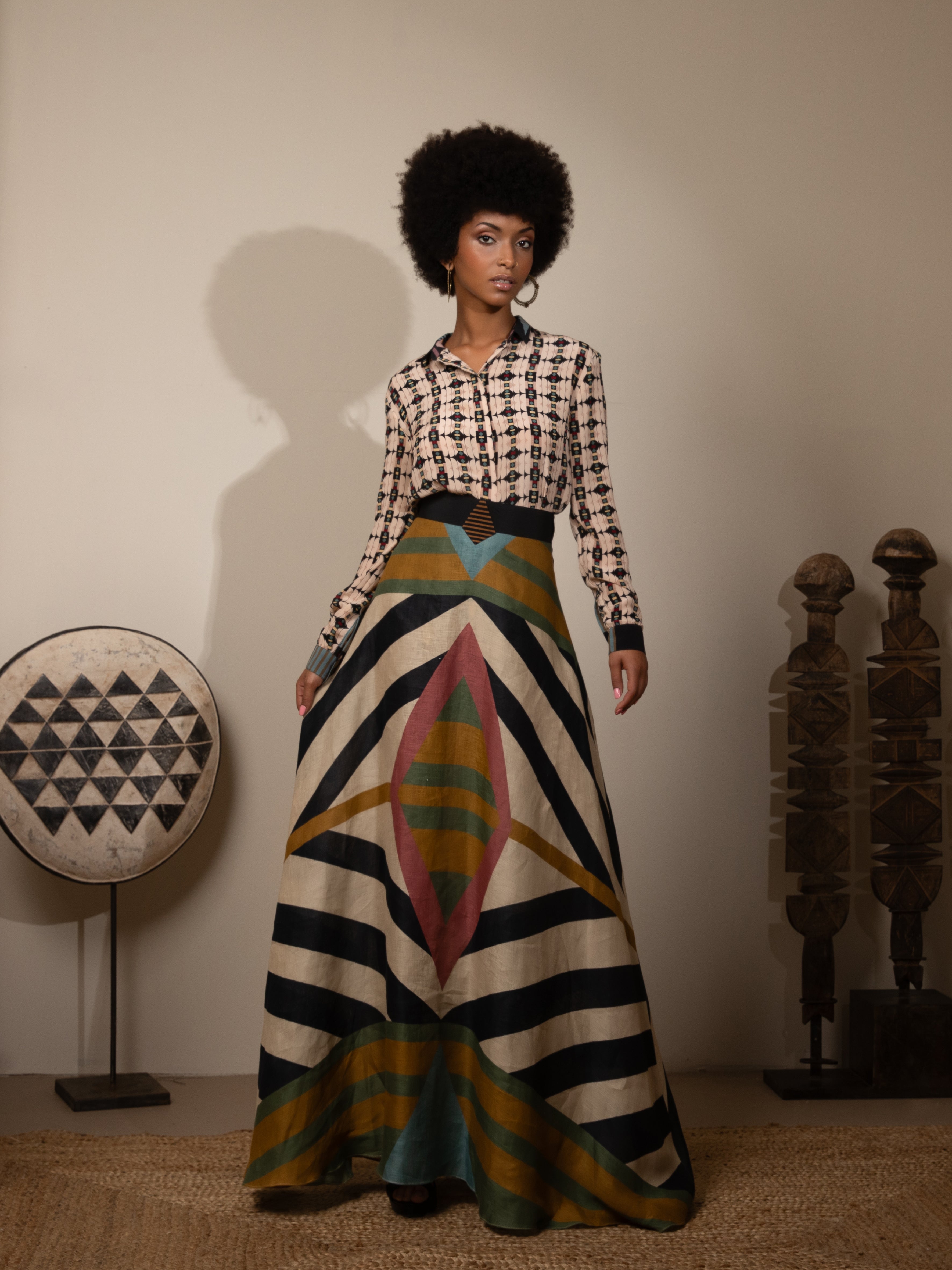 SAFI SKIRT AMALFI IN LINEN