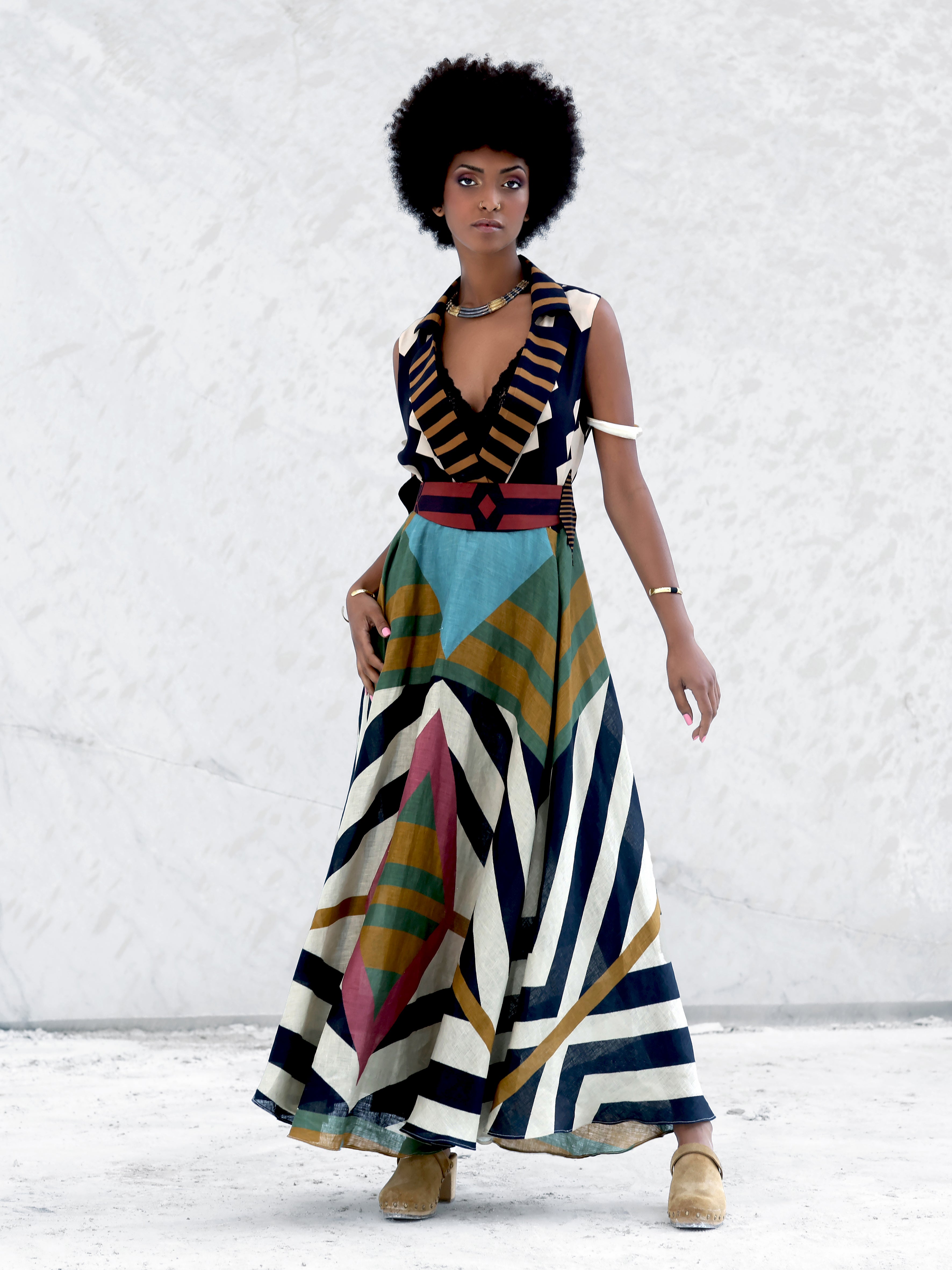 SINAI DRESS LINEN AMALFI