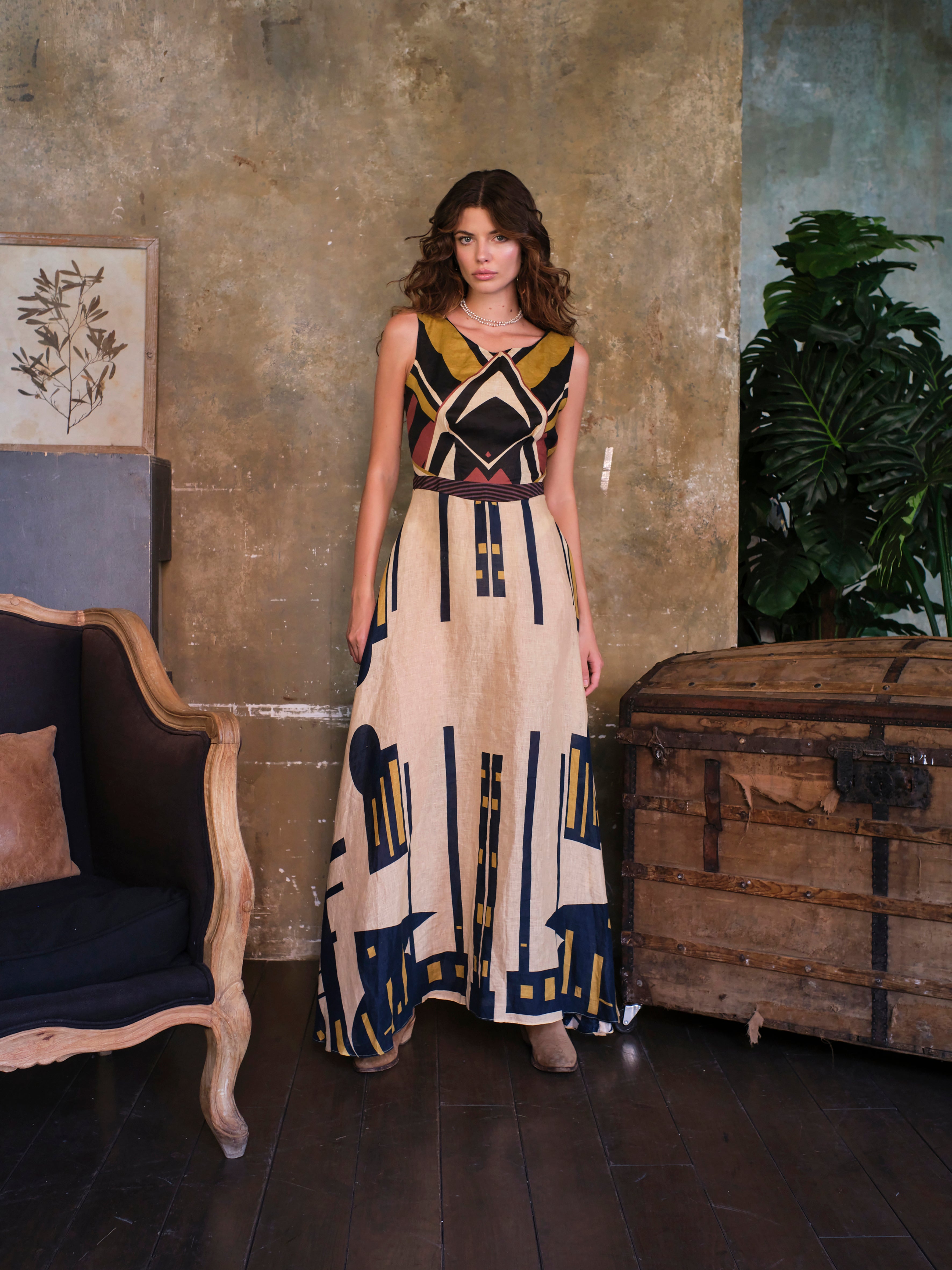 PANTHER DRESS TOPANGA