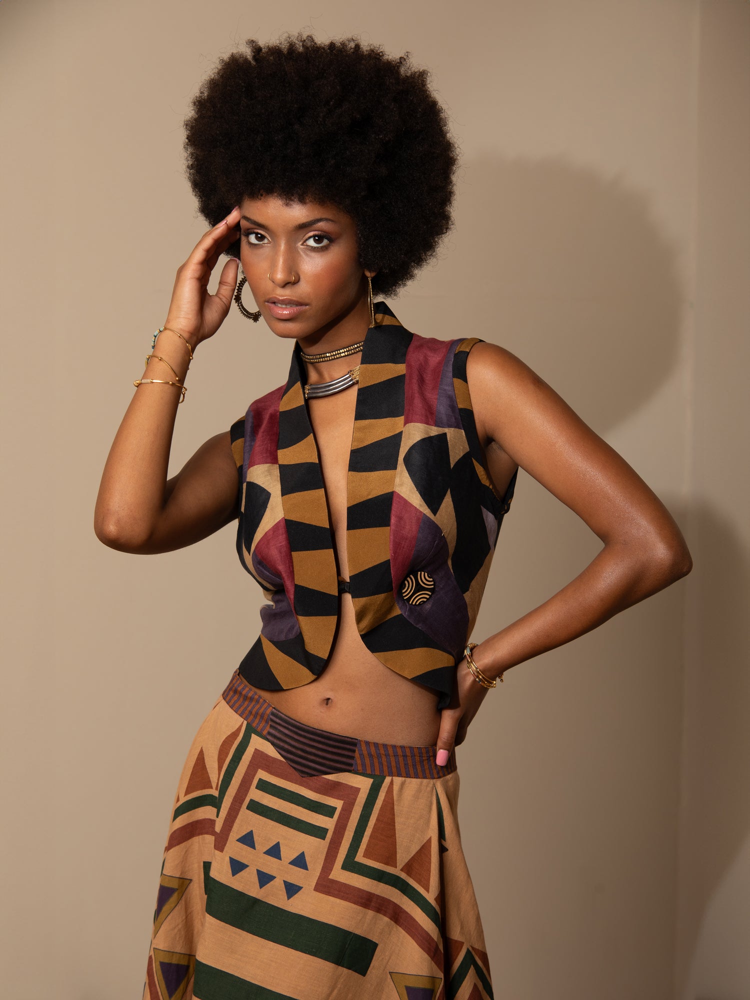 TANGIER TOP NAMIBIA IN LINEN