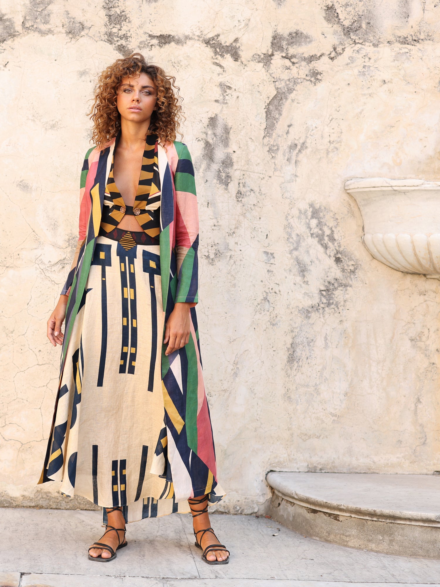 SHIELD COAT LINEN LIBECCIO