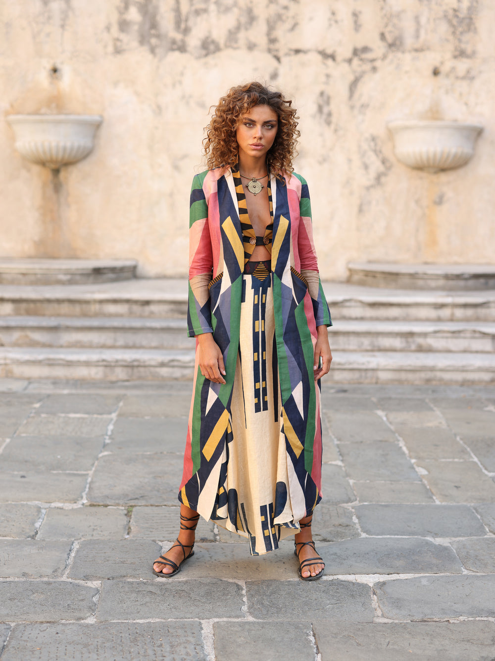 SHIELD COAT LINEN LIBECCIO