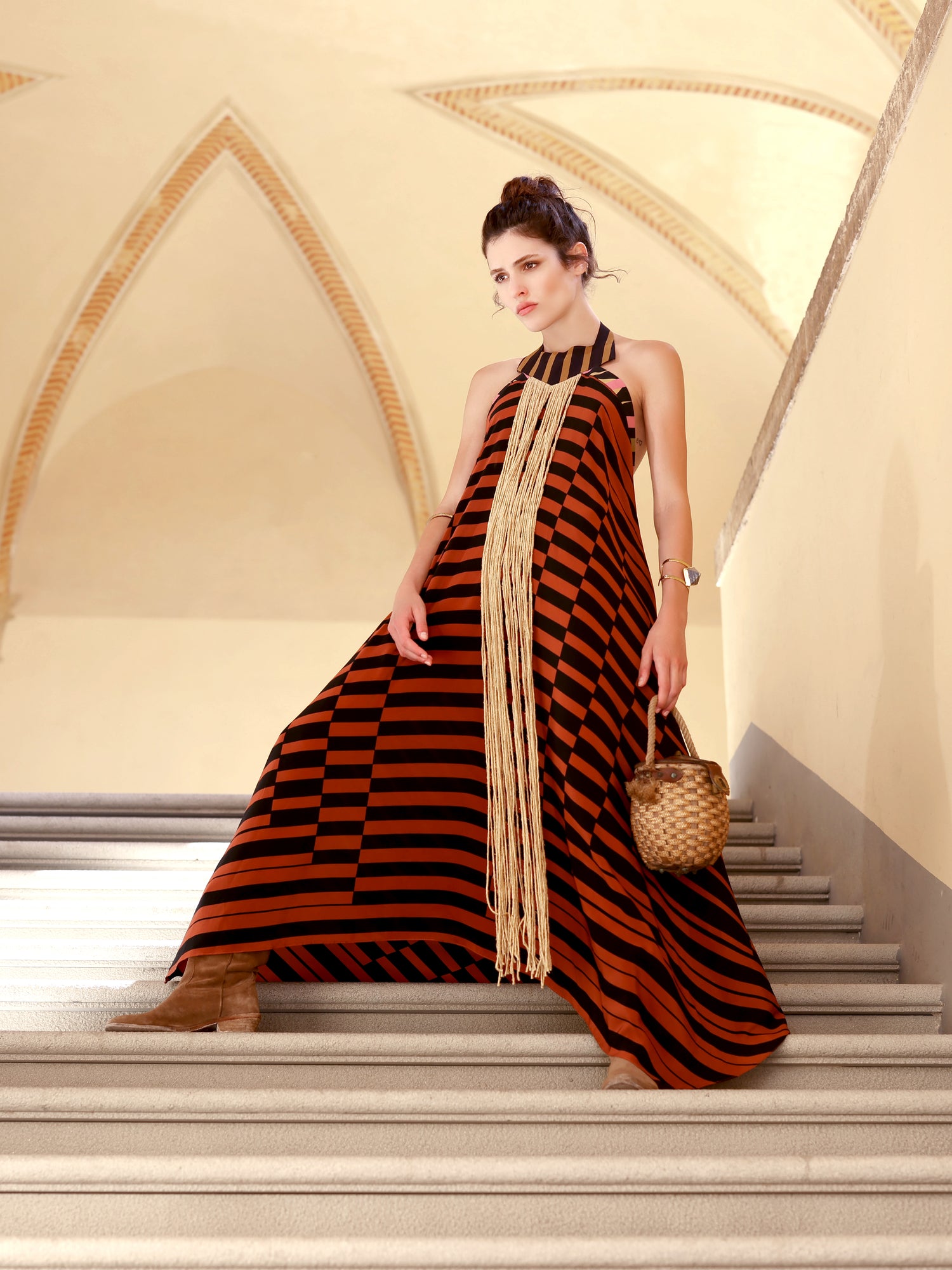 FRINGE SABA DRESS JIVANA