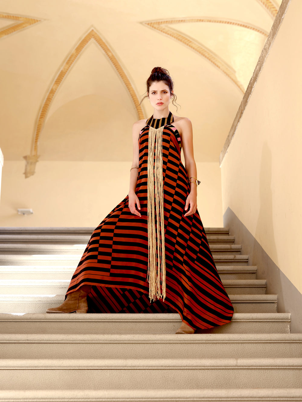 FRINGE SABA DRESS JIVANA