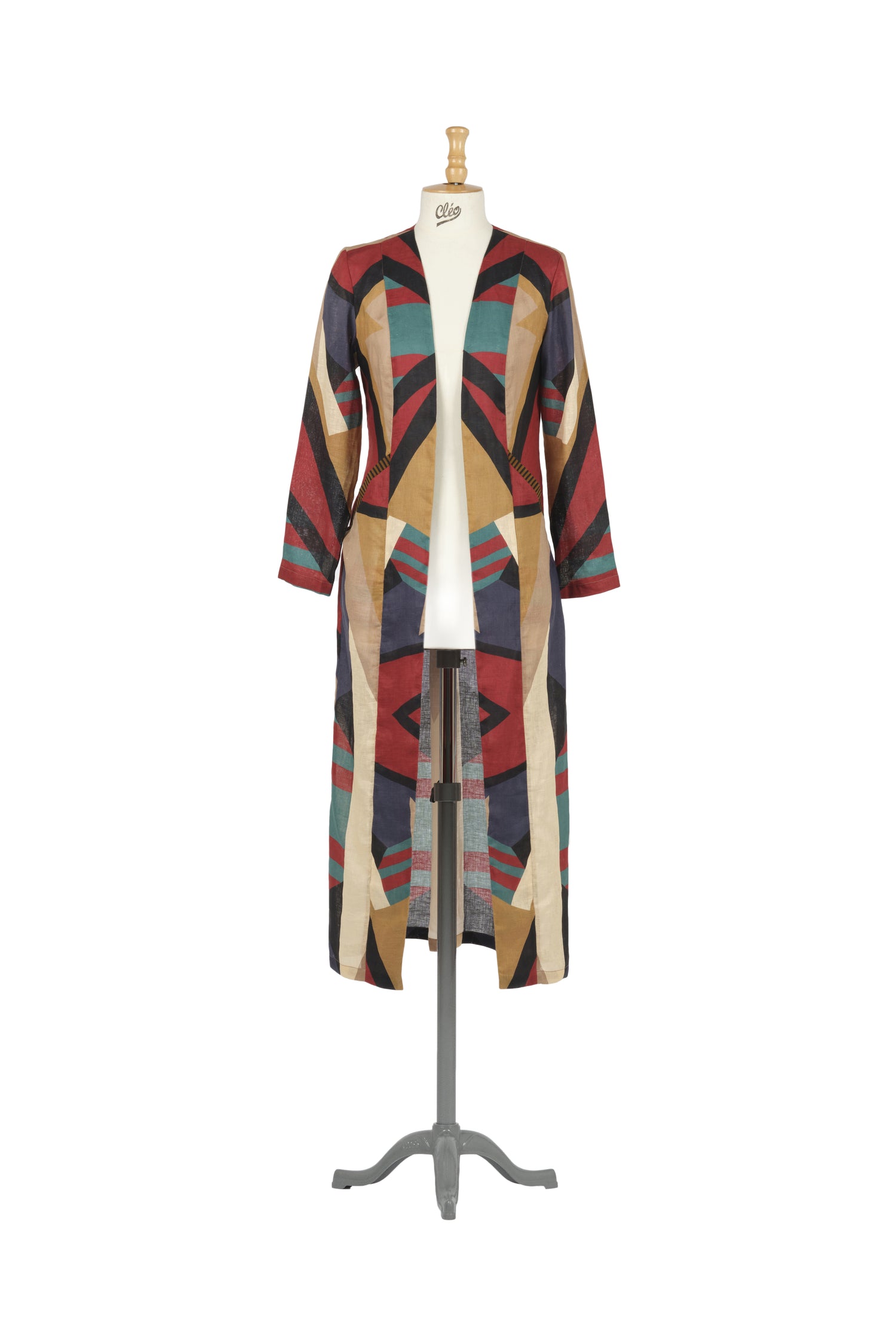 SHIELD COAT LINEN ROUGE