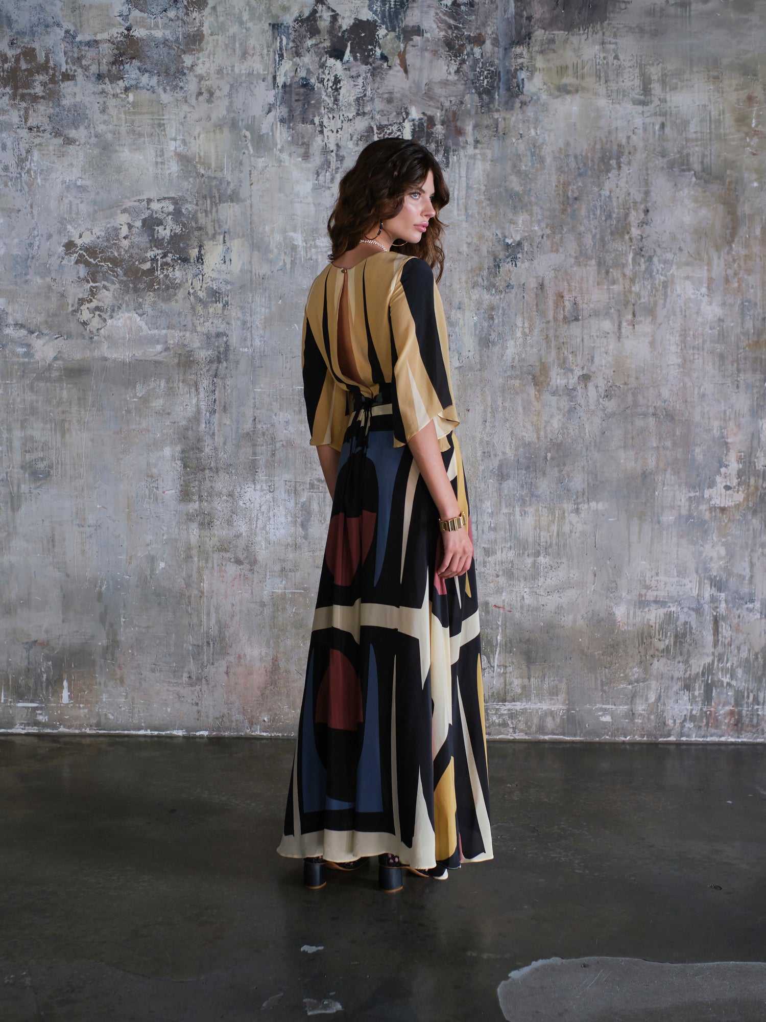 SLEEVES PANTHER DRESS
