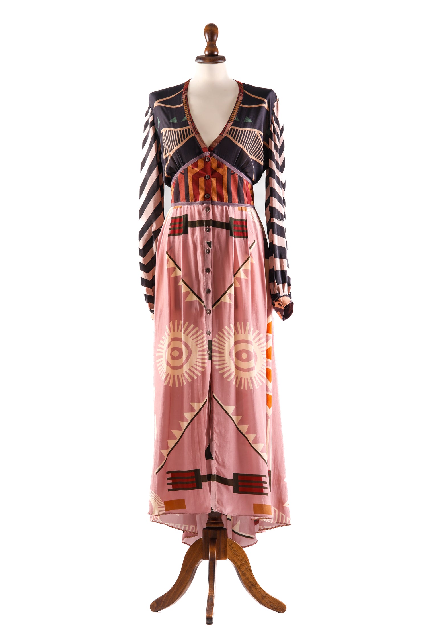 WAGON DRESS ROSA