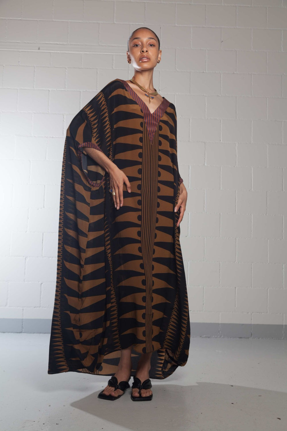 ROLLER KAFTAN TOBACCO