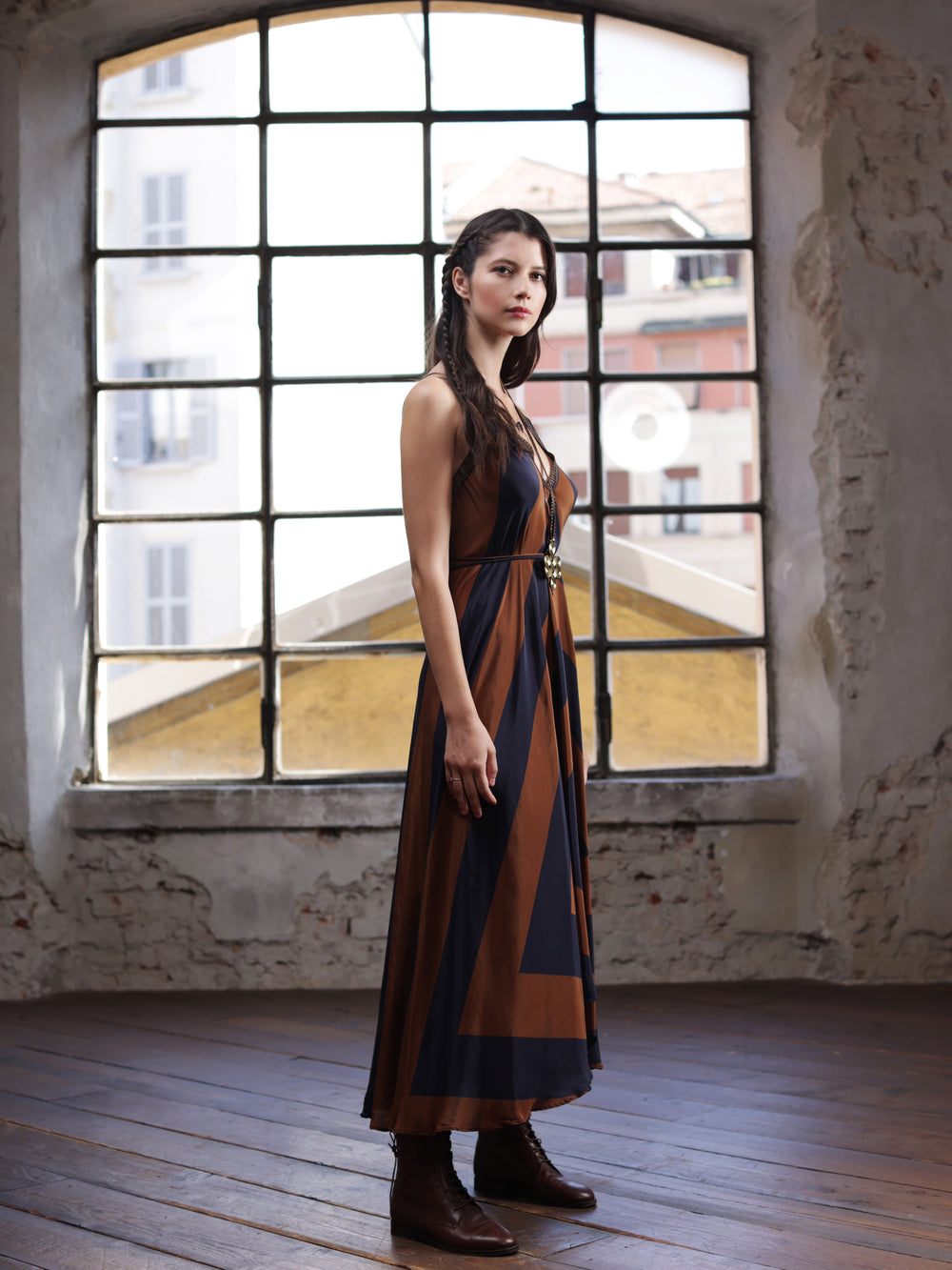 Sunset Coconut Brown & Night blue