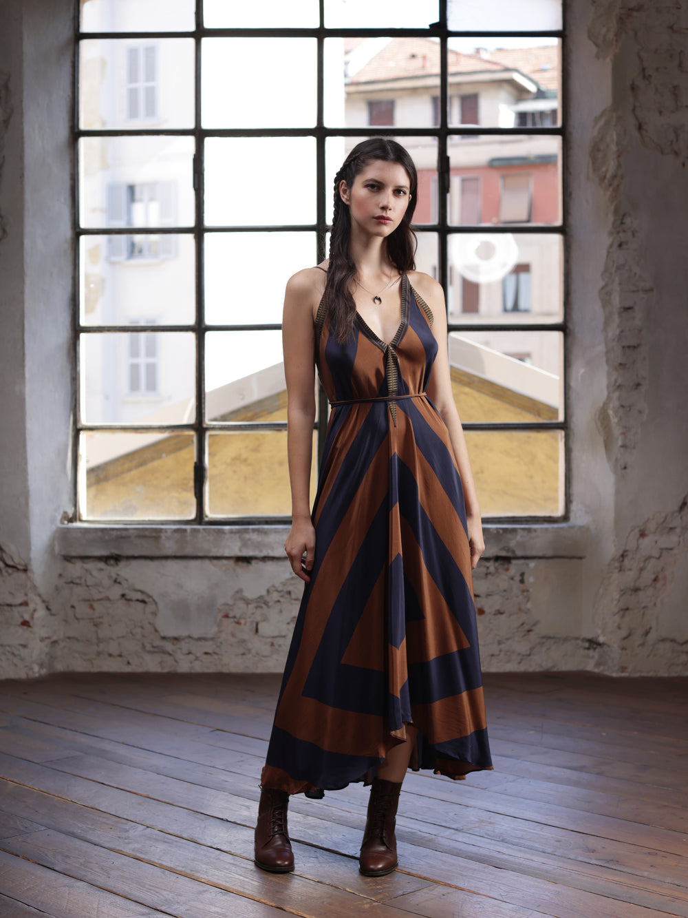 Sunset Coconut Brown & Night blue